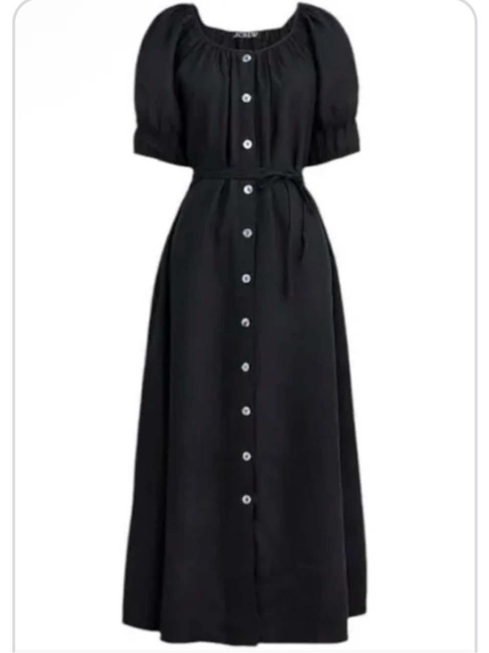 J. Crew Linen Button Up Dress
